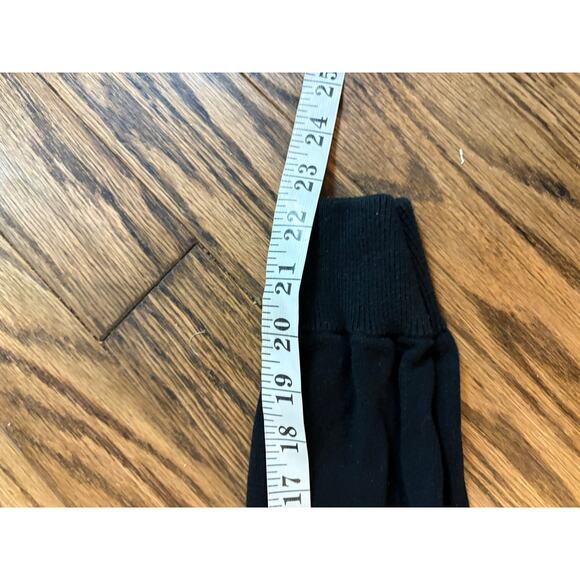 Michael Kors Full Zip Sweater Jacket Mens Size Medium Black Blade Collar Pockets - Picture 5 of 8